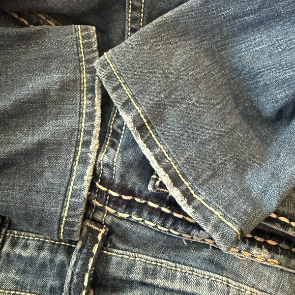 Women's 30 Miss Me Sunny Skinny Distressed Denim Jeans Low Rise Medium Wash - Picture 11 of 11